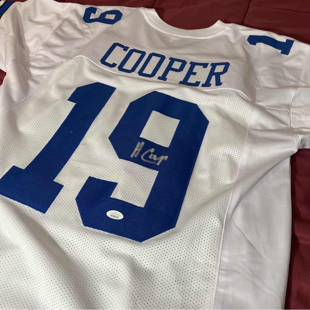 Amari Cooper Dallas Cowboys Autographed Jersey - James Spence Authentication COA